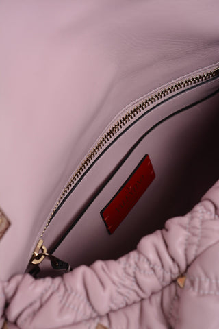 GARAVANI Quilted Leather ROCKSTUD Crossbody Bag with Studs