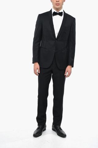 Lined Single Breasted Blazer With Jetted Pockets And Shawl Lapel