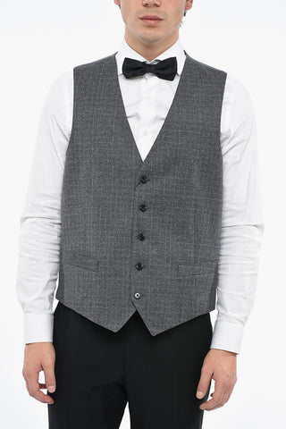 District Check LEADER Wool Blend Vest