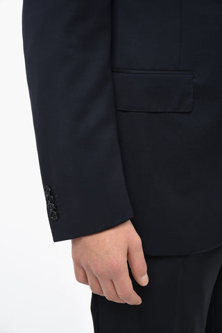 Single Breasted ACADEMY Blazer With Flap Pockets