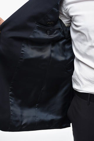 Single Breasted ACADEMY Blazer With Flap Pockets