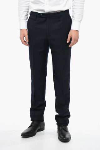 Virgin Wool LEADER Pants with Belt Loops