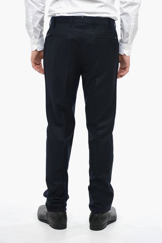 Virgin Wool LEADER Pants with Belt Loops
