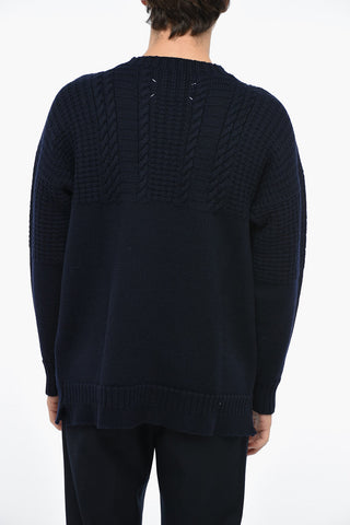 MM0 Maglia Girocollo in Lana Aran