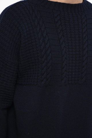 MM0 Maglia Girocollo in Lana Aran