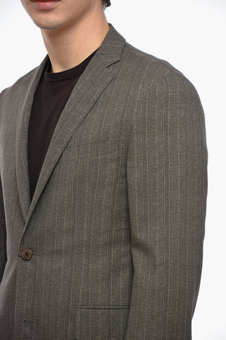 Virgin Wool ACADEMY SOFT Suit with Flap Pockets