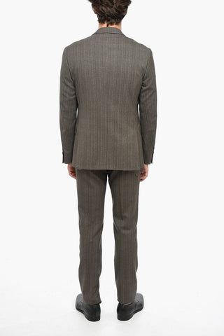 Virgin Wool ACADEMY SOFT Suit with Flap Pockets
