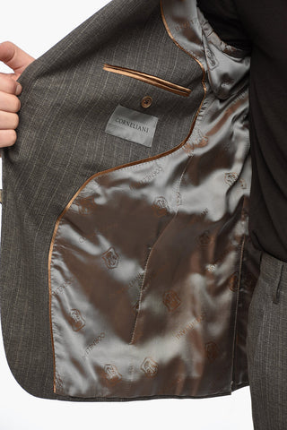 Virgin Wool ACADEMY SOFT Suit with Flap Pockets