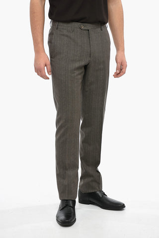 Virgin Wool ACADEMY SOFT Suit with Flap Pockets