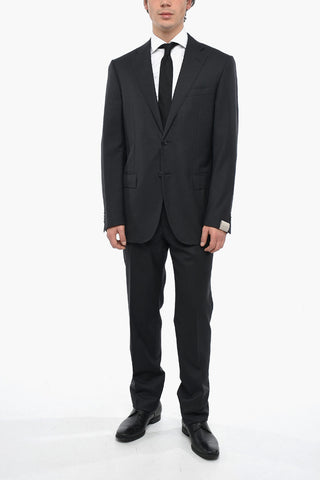 Virgin Wool LEADER Slim Fit Suit