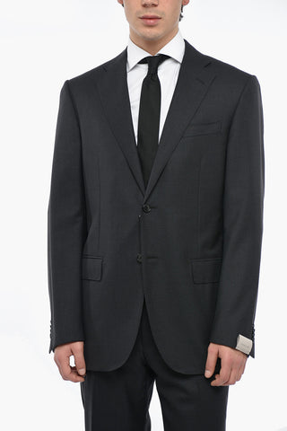 Virgin Wool LEADER Slim Fit Suit