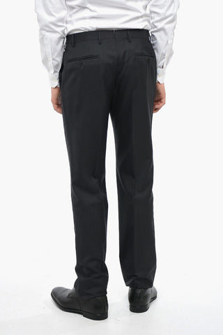 Virgin Wool LEADER Slim Fit Suit