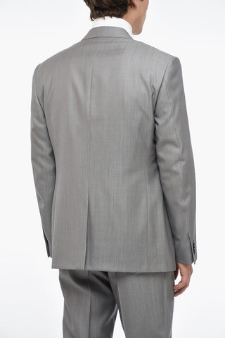 Silk Blend CERIMONIA ACADEMY Suit with Vest