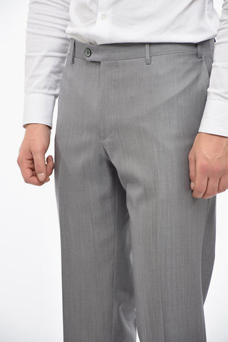 Silk Blend CERIMONIA ACADEMY Suit with Vest