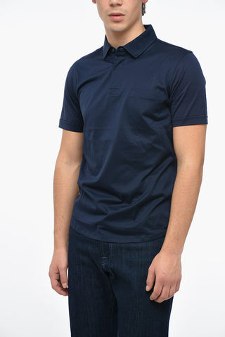 Jersey Polo T-shirt with Breast Pocket