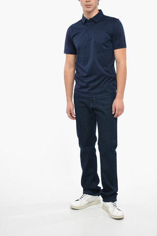 Jersey Polo T-shirt with Breast Pocket