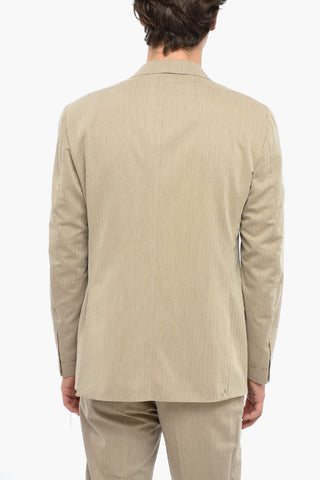 SARTORIA Single-breasted Herringbone Wool Blend Suit