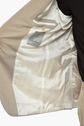 SARTORIA Single-breasted Herringbone Wool Blend Suit