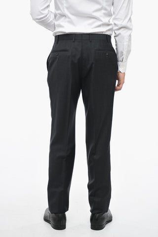 Pantaloni In Lana Vergine Regular Fit