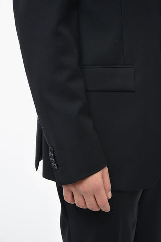 CC COLLECTION Blazer REFINED in Lana Vergine con Tasche ad Aletta