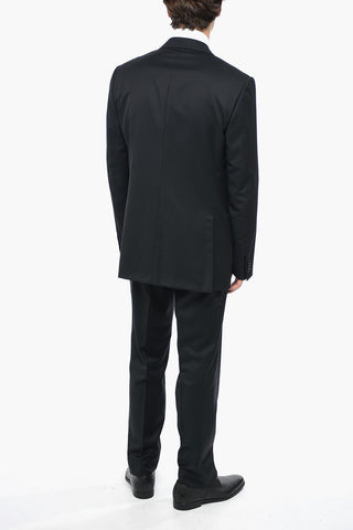 Virgin Wool LEADER Suit with Side Splits