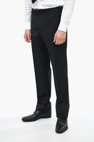Virgin Wool LEADER Suit with Side Splits