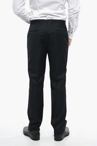 Virgin Wool LEADER Suit with Side Splits
