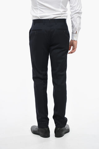 Pantaloni In Lana Vergine Regular Fit
