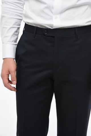 Pantaloni In Lana Vergine Regular Fit
