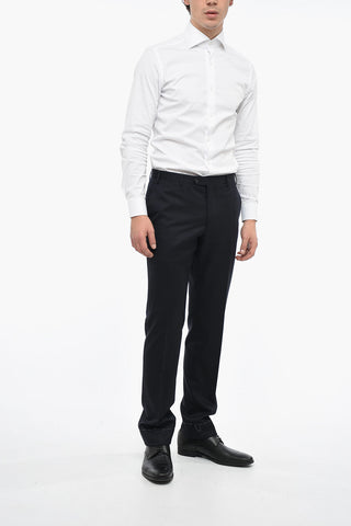 Pantaloni In Lana Vergine Regular Fit