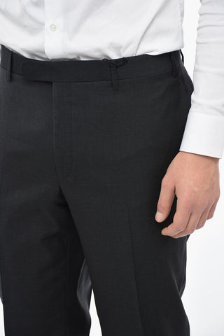 CC COLLECTION Virgin Wool Pants with Belt Loops
