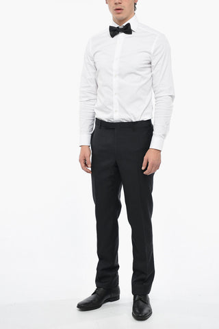 CC COLLECTION Virgin Wool Pants with Belt Loops