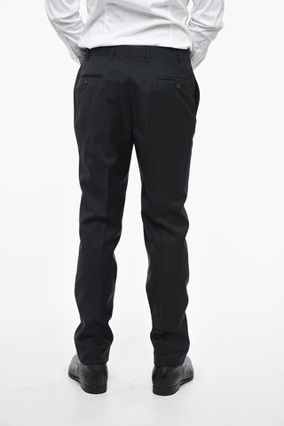 CC COLLECTION Virgin Wool Pants with Belt Loops