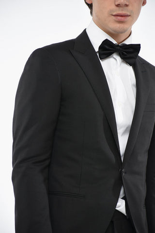 Peak Lapel CERIMONIA ACADEMY Pinstriped Suit