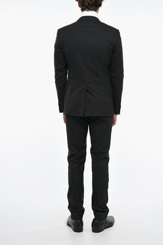 Peak Lapel CERIMONIA ACADEMY Pinstriped Suit
