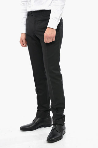 Peak Lapel CERIMONIA ACADEMY Pinstriped Suit