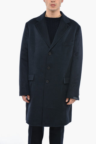 Cappotto 3 Bottoni in Cashmere con Martingala