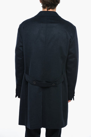 Cappotto 3 Bottoni in Cashmere con Martingala