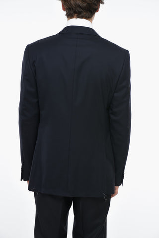 Blazer Monopetto Foderato Con tasche Ad Aletta