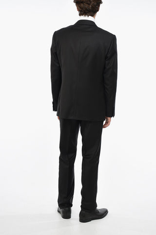 Wool SMOKING LEADER Suit with Satin Details