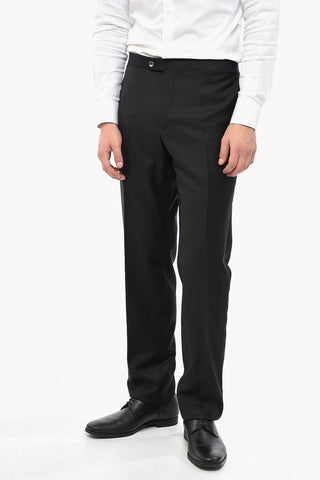 Wool SMOKING LEADER Suit with Satin Details