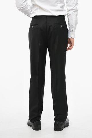 Wool SMOKING LEADER Suit with Satin Details