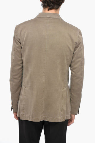 ID Unlined Single Breasted Blazer with Patch Pocket And Notch Lapel