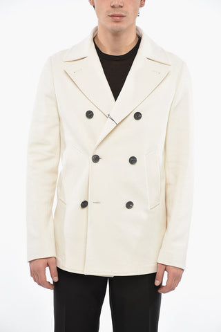 Cappotto In Cashmere Doppiopetto Sfoderato