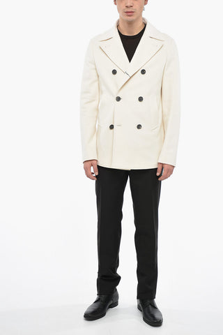 Cappotto In Cashmere Doppiopetto Sfoderato