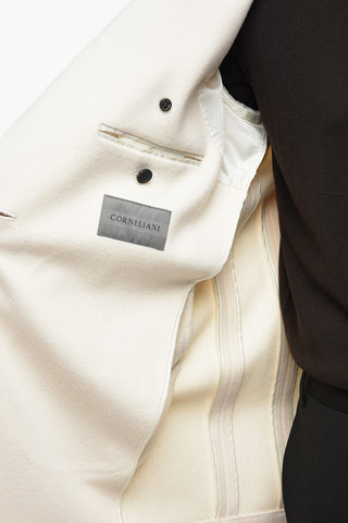 Cappotto In Cashmere Doppiopetto Sfoderato