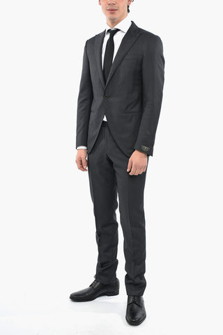 Peak Lapel CERIMONIA ACADEMY Virgin Wool Suit