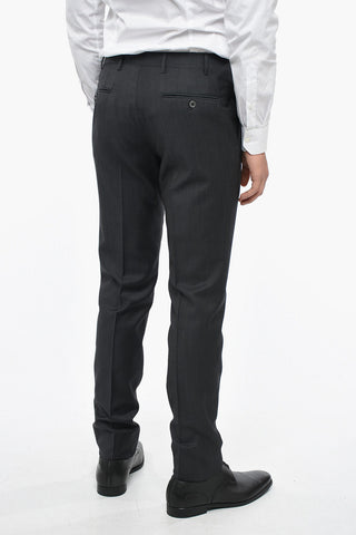 Peak Lapel CERIMONIA ACADEMY Virgin Wool Suit