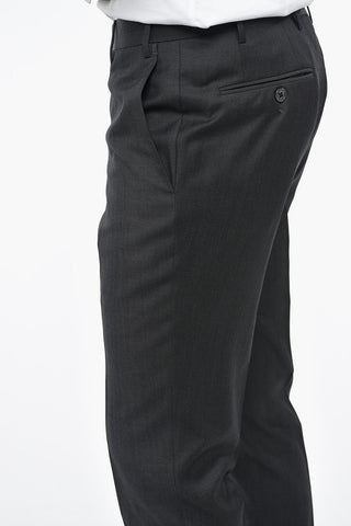 Peak Lapel CERIMONIA ACADEMY Virgin Wool Suit