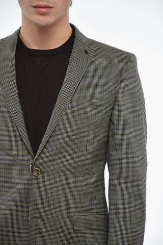 CC COLLECTION Abito in Lana RESET con Motivo a Quadri